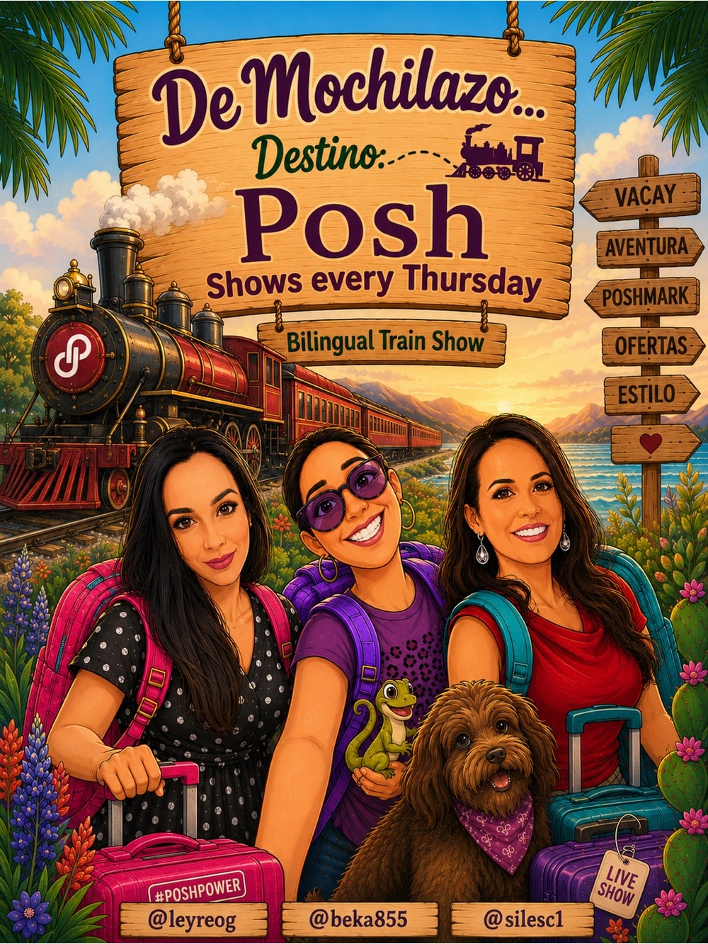 🎒 DE MOCHILAZO, DESTINO: POSH 🎒 SPANISH TRAIN SHOW